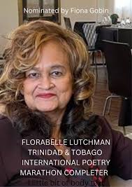 Florabelle Lutchman Completes International Poetry Marathon in Trinidad and  Tobago