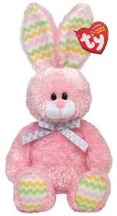 Ty Hoppity Pink Bunny Beanie Baby Toyscentral Europe