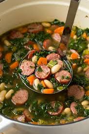 Kale White Bean And Sausage Soup Cooking Classy Bean And Sausage Soup Beans And Sausage White Bean Sausage Soup