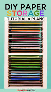 1 storage box for 6x6 paper. 12x12 Paper Storage Diy Vertical Organizer For Scrapbook Paper Craft Paper Storage Scrapbook Paper Storage Craft Storage Organization