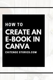 How To Create An E Book In Canva Canva Tutorial E Book Shopify Website