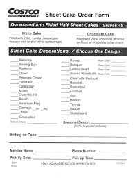 To help limit personal contact and create more space for social distancing, costco has reduced service in some. Costco Cake Order Fill Online Printable Fillable Blank Pdffiller