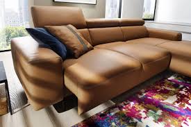Ledersofa Mit Funktionen Wohnlandschaft In Chtem Leder