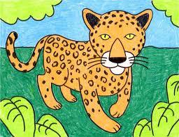 The теам of easydrawingart.com loves cats, both small and big, so today we will teach you how to draw a cheetah. How To Draw A Jaguar Art Projects For Kids