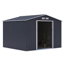 abri de jardin acier 7 06 m2 avec kit d ancrage inclus cdiscount jardin