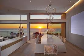 Dining Table Lighting Water Views Beach House In Laguna Beach California Fresh Palace