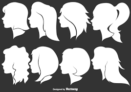 Woman Profile Silhouettes Vector Illustration Vector Illustration Silhouette Vector Vector Art