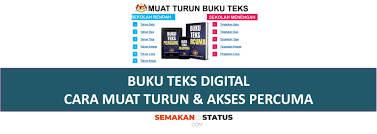 Terdapat beberapa buah buku teks dari tahun 1 hingga tahun 6 yang boleh di download / muat turun di sini. Buku Teks Digital Cara Muat Turun Akses Percuma Semakanstatus