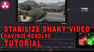 How To Stabilize Shaky Video Using Davinci Resolve Filmmaking Tutorial Davinci