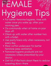 Diana__Ochieng On Twitter: "Here Are A Few Tips On Female Hygiene To Help  You Out Through The Day #Females Https://T.co/Zct99B7Thr" / Twitter