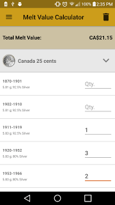 This application is useful for gold smith to calculate gold & silver touch. Coin Melt Value Calculator For Android Apk Download