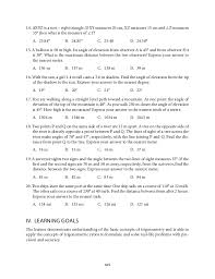 Trigonometry Homework Answers