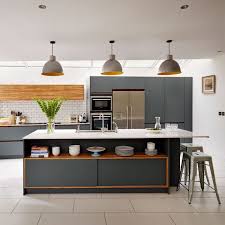 1001 Exemples Pharamineux De La Cuisine En Bois Cuisine Moderne Modele De Cuisine Moderne Cuisine Gris