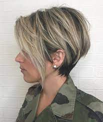 Tousled Blonde Balayage Pixie Haircut For Thick Hair Thick Hair Styles Short Hair Styles