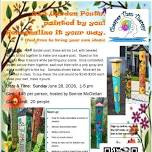 Painted Garden Post