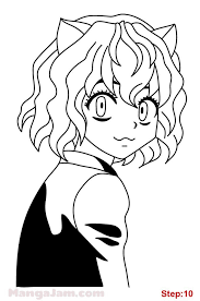 How To Draw Neferpitou From Hunter X Hunter Mangajam Com Hunter X Hunter Drawings Learn To Draw Anime
