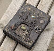 Volshebnaya Kniga Zaklinanij Grimuar Book Of Shadows Altered Book Art Handmade Books