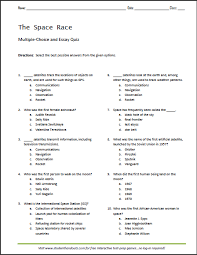 Questions and answers about folic acid, neural tube defects, folate, food fortification, and blood folate concentration. Space Race Free Printable Social Studies Pop Quiz Student Handouts