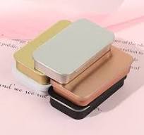 Amazon.com: Mini Metal Slide Top Tin Box, Portable ...