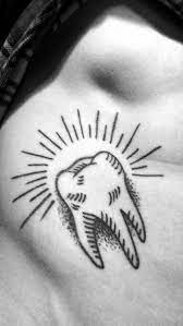 Tooth Dot Work Tattoo Tooth Tattoo Dot Tattoos Sleeve Tattoos