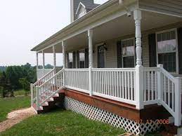 Maybe you would like to learn more about one of these? Porch With Side Steps And Front Steps Like This Idea As The Side Steps Would Lead To The Driveway House Exterior House Front Traditional Cottage