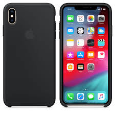 Iphone Xs Max Silicone Case Black Apple My