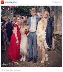 See How Rachel Mcadams Wear A Red Wedding Dress In About Time Wedding Movies About Time Movie Movie Wedding Dresses