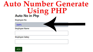 Generating function, in math and physics. Auto Number Generate Using Php Youtube