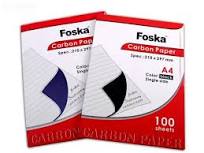 Foska 100 Sheets A4 Size Black Blue Carbon Transfer Tracing Paper for Wood  Paper Canvas and Other Art Surfaces