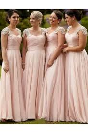 Save this search and get email alerts when new matches are added to the site. Long Pink Lace Chiffon Wedding Guest Dresses Bridesmaid Dresses 3010171