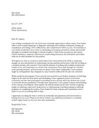 Externship Cover Letter Sample Cover Letter