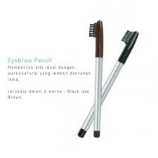 Wardah Eyexpert Eyebrow Pencil Black Brown Pensil Alis Wardah Eyexpert Lazada Indonesia