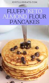Keto Almond Flour Pancakes Low Carb Gluten Free Thm S Almond Flour Pancakes Sugar Free Pancakes Dairy Free Pancakes