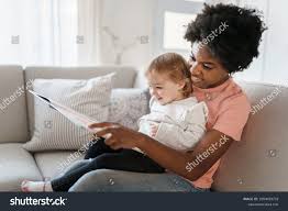 Nursery Babysitter Baby Reading Book Stock Photo 2054429732 | Shutterstock