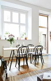 This curved back and stainless steel legs will easily attract anyone's attention. 16 Thonet Bentwood Chairs For The Dining Room