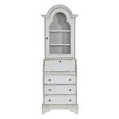 Small secretary desk jewelry box or office storage 3 drawers and compartment restored and customized 123decos. Secretary Desk Ballard Designs