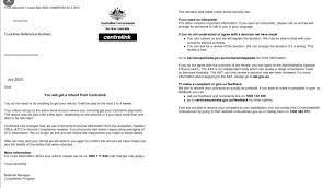 Luke Henriques Gomes On Twitter Here Is The Letter From Centrelink Confirming A Robodebt Refund It Notes Only That Refund Will Be Paid In 2 4 Weeks And Does Not Say How Much Was