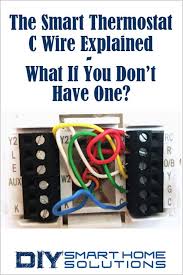 Save money on thermostat wiring. The Smart Thermostat C Wire Explained What If You Don T Have One Diy Smart Home Solutions
