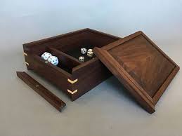 Dice Tray With Sliding Lid Dice Tray Puzzle Box Wooden Boxes
