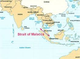 This Map Shows Where The Strait Of Malacca Is And You Can