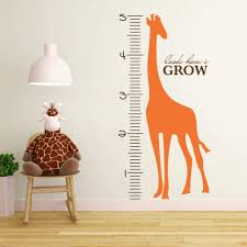 Kids Growth Chart Wall Decal Measurement Chart Db204 Designedbeginnings