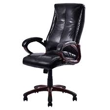 Ghp 264 Lbs Capacity Black Pu Leather Pneumatic Swivel Office Chair With Armrests Office Chair Black Office Chair Black Leather Office Chair