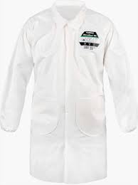 Safegard Gp Lab Coat With Two Hip Pockets And Zip Front