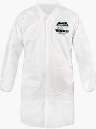 safegard gp lab coat with two hip pockets and zip front