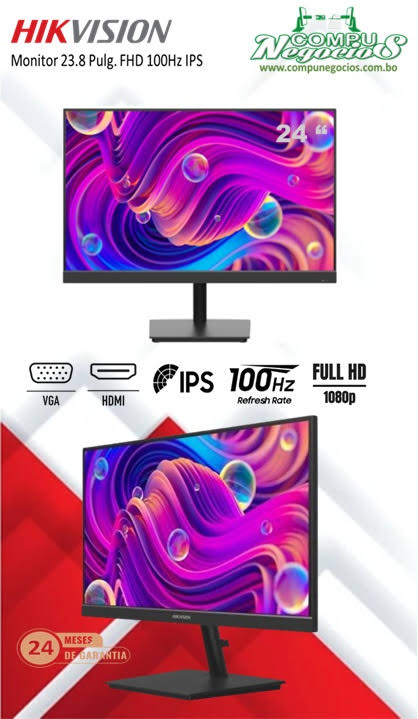 Monitor Hikvision  24 Pulgadas