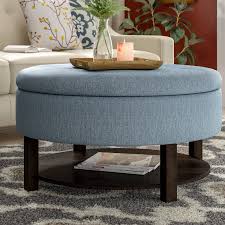 Parksley Storage Tufted Ottoman Round Storage Ottoman Storage Ottoman Storage Ottoman Coffee Table