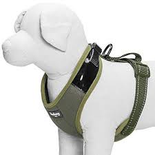 Blueberry Pet 5 8 Inch Classic Solid No Pull Ultra Soft Dog Harness Vest Small Olive Green Dog Vest Harness Dog Harness Olive Green