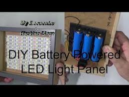 Apart from that, this one is a very value for money picture light with good features. Diy Battery Powered Portable Led Light Panel Mehs Episode 54 Youtube Led Panel Light Portable Led Lights Battery Powered Led Lights