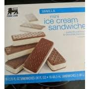 A standout is the cherries jubilee, w. Food Lion Mini Ice Cream Sandwiches Vanilla Calories Nutrition Analysis More Fooducate