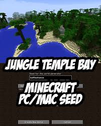Minecraft Jungle Temple Blocks North Of Spawn Seed Battlechance Minecraft Seed Jungle Temple Minecraft
